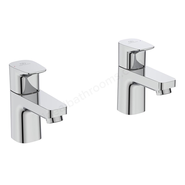 Ideal Standard Ceraplan Basin Pillar Taps - Chrome