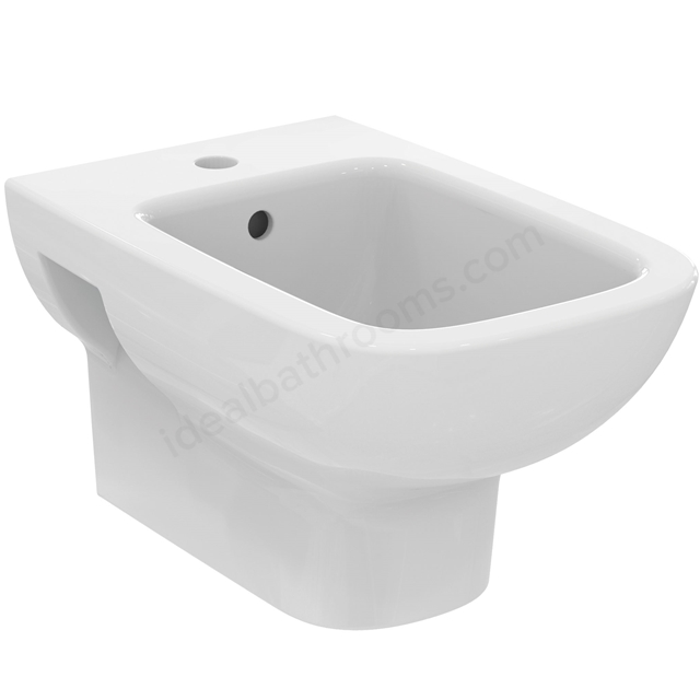Ideal Standard i.life A Wall Mounted Bidet; 1 Taphole; White