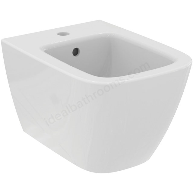 Ideal Standard i.life S Compact Wall Mounted Bidet; 1 Taphole; White
