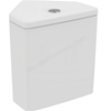 Ideal Standard i.life S Close Coupled Corner Cistern; Dual Flush Valve with Bottom Supply and Internal Overflow; White