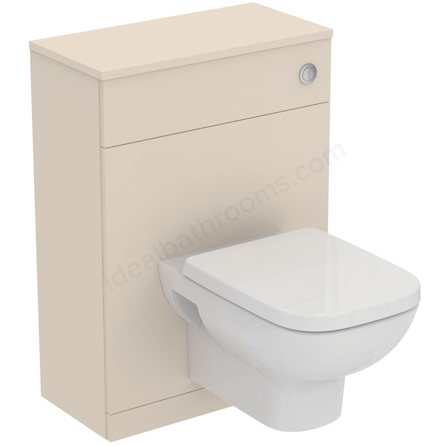 Ideal Standard i.life A WC Unit with Adjustable Cistern; 60cm; Matt Sandy Beige