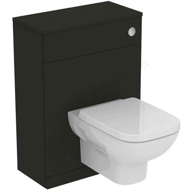 Ideal Standard i.life A WC Unit with Adjustable Cistern; 60cm; Matt Carbon Grey