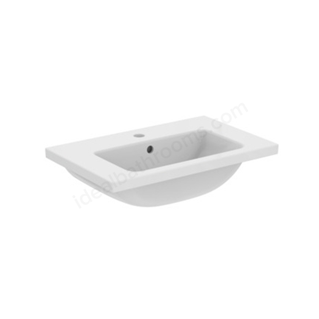 Ideal Standard i.Life S 600mm Compact 1 Tap Hole Vanity Basin - White