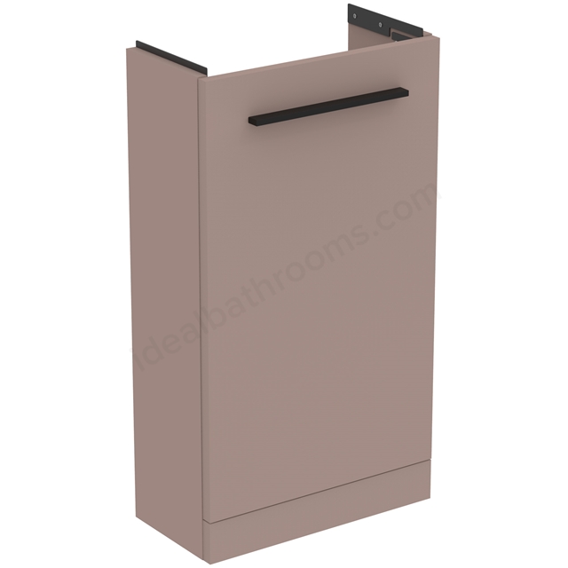 Ideal Standard i.life Floorstanding Guest Washbasin Unit with 1 Door - Greige Matt