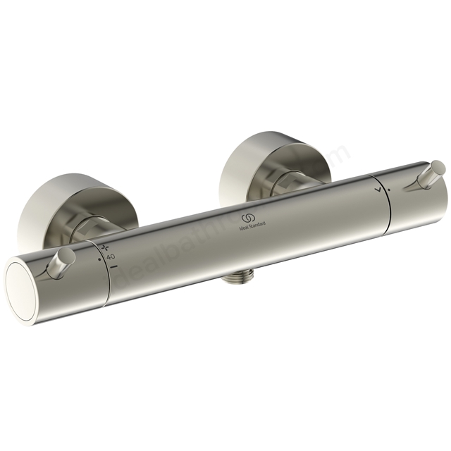 Atelier Ceratherm T125 Exposed Shower Valve;  Thermostatic; Silver Storm