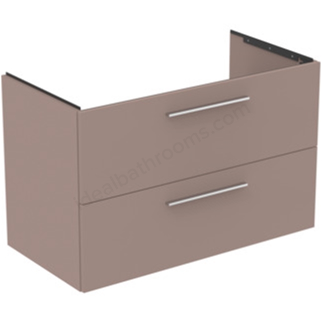 Ideal Standard i.Life B 1000 x 500mm Vanity Unit w/ 2 Drawers & Right Hand Basin - Greige Matt