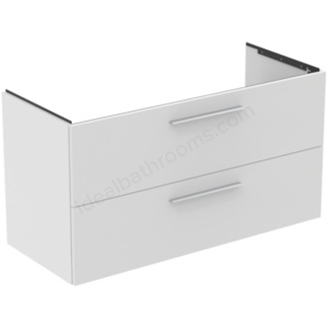 Ideal Standard i.Life B 1200 x 500mm Vanity Unit w/ 2 Drawers & Left Hand Basin - Matt White