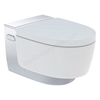 Geberit AquaClean Mera Comfort Rimless Shower Toilet; Wall-Hung - Gloss Chrome