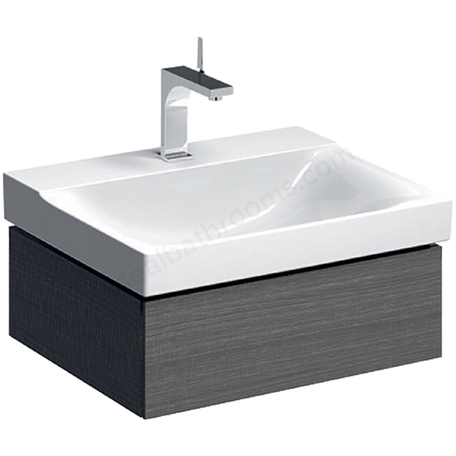 Geberit Xeno2 600mm Washbasin Unit 1 Drw Scu Grey