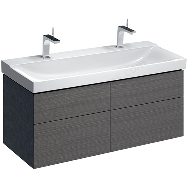Geberit Xeno2 1200mm Washbasin Unit 4 Drw Scu Gry