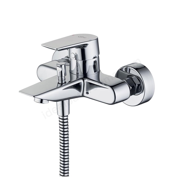 Ideal Standard Tesi Wall Mounted Bath Shower Mixer Tap - Chrome