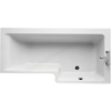 Ideal Standard Concept 1700mm Concept Square Idealform Plus+ Shower Bath; Right Hand - White