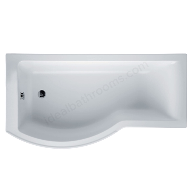 Ideal Standard Concept 1700x900mm Idealform+ Shower Bath; Left Handed; 0 Tap Holes - White
