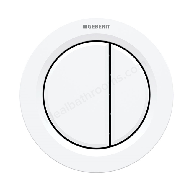 Geberit TYPE01 Dual Flush Button; For Furniture; Alpine White