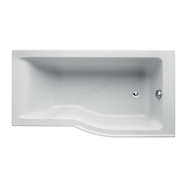 Ideal Standard Retail Connect Air 1500x800mm Idealform Plus+ Shower Bath; Right Handed - White