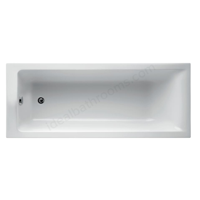 Ideal Standard Concept 180 X 80Cm  Idealform Rectangular Bath - No Tapholes