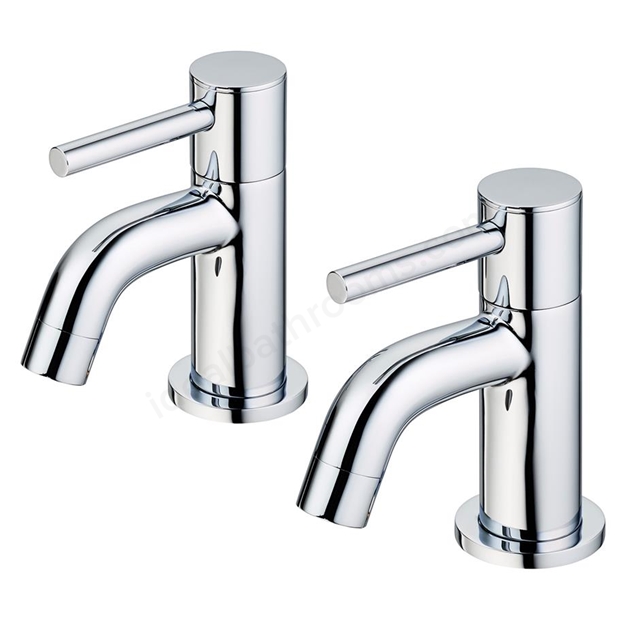 Ideal Standard Ceraline Bath Pillar Taps - Chrome