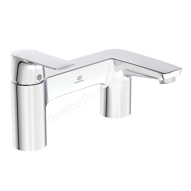 Atelier Concept Air 2 Tap Hole Bath Filler - Chrome