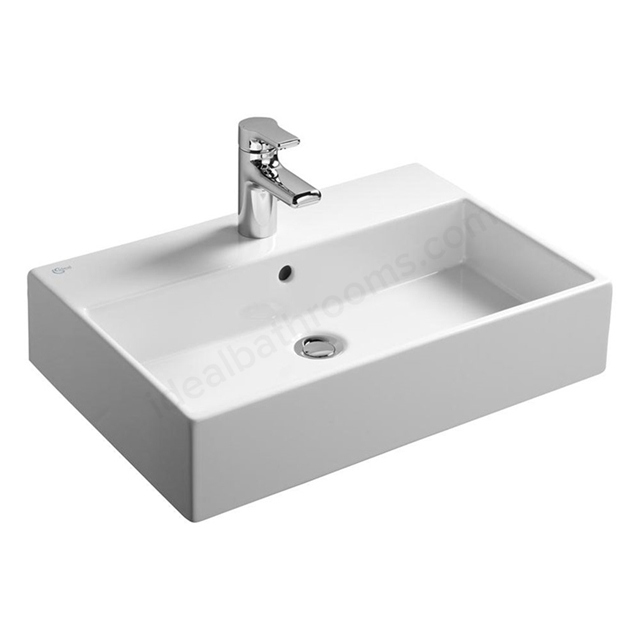 Ideal Standard Strada 600mm On Countertop Basin; 1 Tap Hole - White