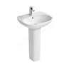 Ideal Standard Tesi 550mm Pedestal Basin; 1 Tap Hole - White