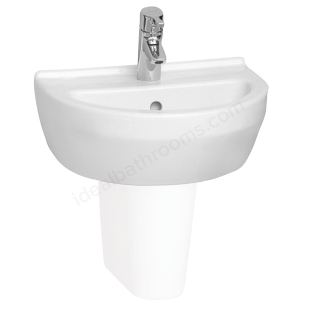 Vitra S50 450mm Washbasin 1 Tap Hole