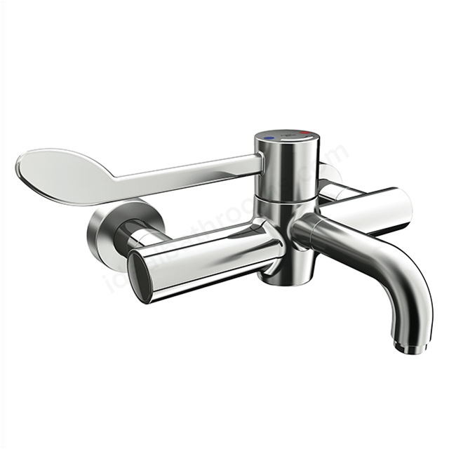 Armitage Shanks Markwik 21+ Panel Mounted Thermostatic Basin Mixer With Single Sequential Lever, Demountable With Detachable Spout