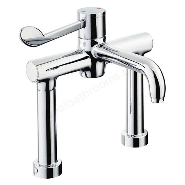 Armitage Shanks Markwik 21+ Thermostatic Demountable Basin Mixer With 2 Tapholes And Single Sequential Lever