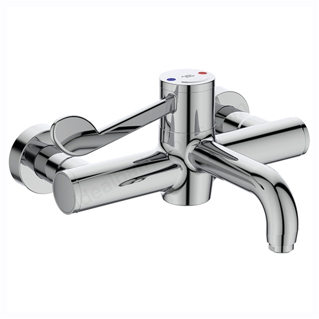 Armitage Shanks Markwik 21+ Panel Mounted Demountable Thermostatic Basin Mixer With Single Sequential Lever And Fixed Spout