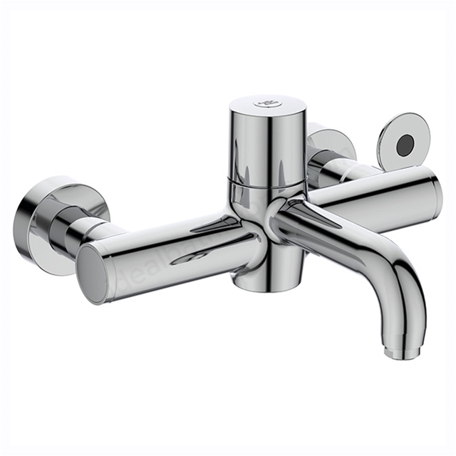Armitage Shanks Markwik 21+ Panel Mounted Thermostatic Demountable Basin Mixer With Time Flow Sensor And Fixed Spout