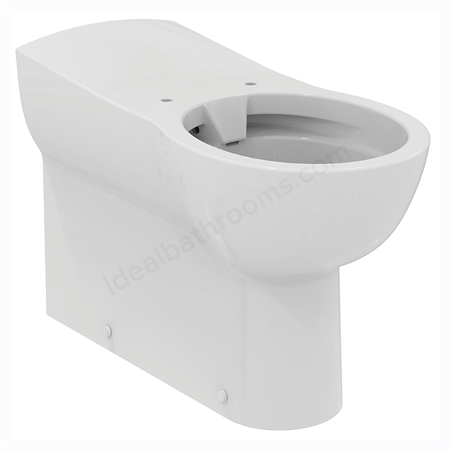 Armitage Shanks Contour 21+ 75cm Projection Back-To-Wall Rimless Toilet Bowl With Horiontal And Anti-Microbial Glaze