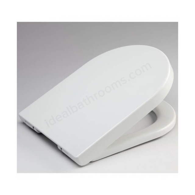 RAK Ceramics Resort Quick Release Rimless Soft Close Toilet Seat & Cover - White