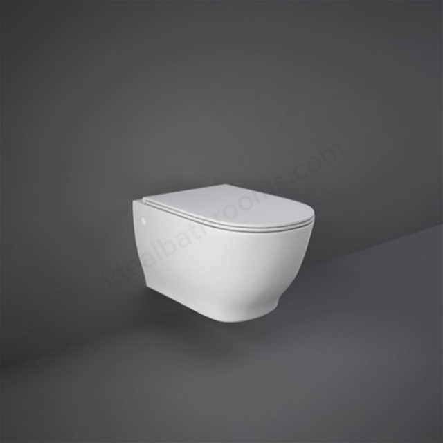 RAK Ceramics Moon Wall Hung WC Pan - White