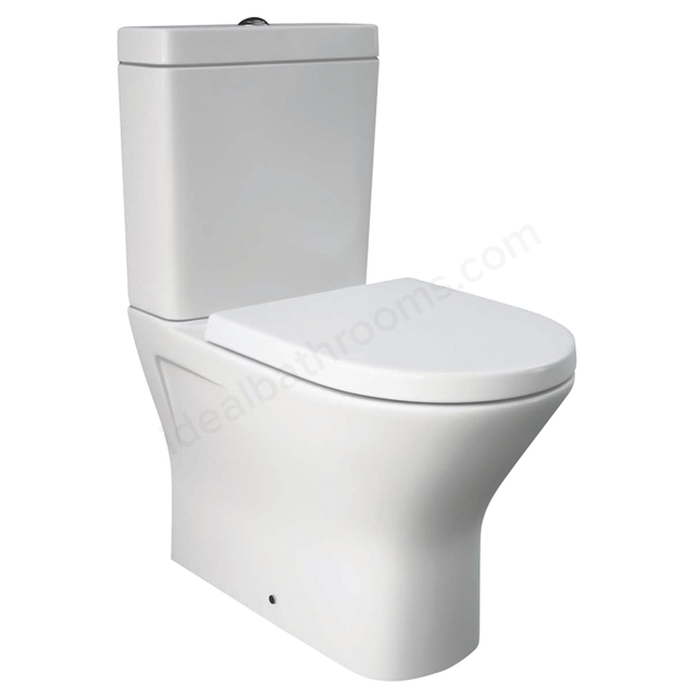RAK Ceramics Resort Mini Close Coupled Fully Back to Wall WC Pan - White