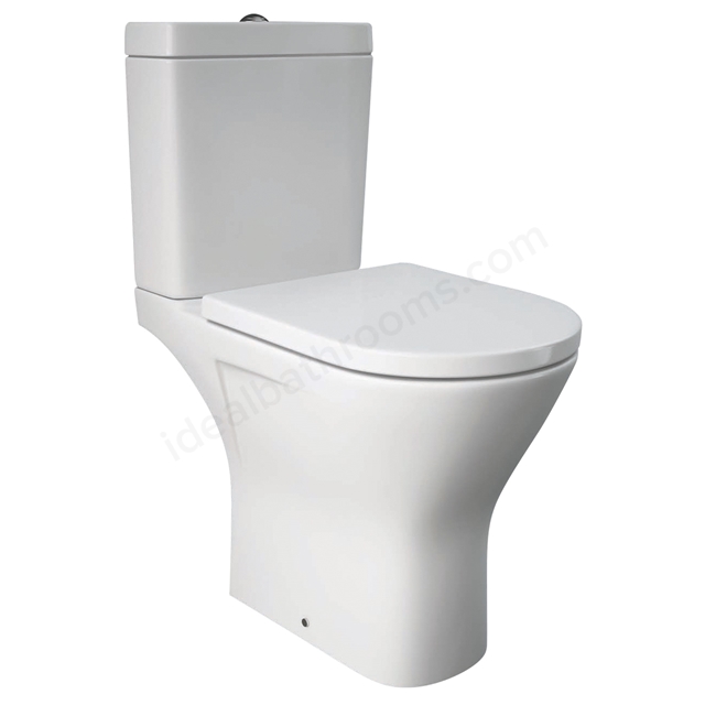 RAK Ceramics Resort Maxi Close Coupled Full Access Open Back WC Pan - White