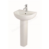 RAK Ceramics Compact 450mm Pedestal Basin 1 Tap Hole
