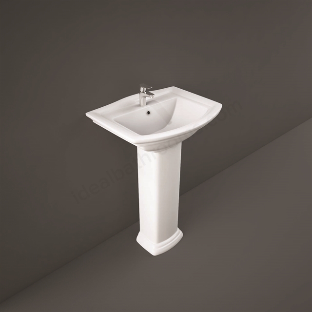 RAK Ceramics Washinton 420mm Pedestal Basin 1 Tap Hole