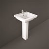 RAK Ceramics Resort 500mm Pedestal Basin 1 Tap Hole