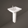 RAK Ceramics Resort 460mm Pedestal Basin 1 Tap Hole