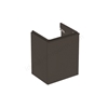 Geberit Smyle Square 500mm washbasin unit RH door lava