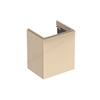 Geberit Smyle Square 550mm washbasin unit LH door sand