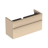 Geberit Smyle Square 1200mm washbasin unit 2 drawer sand