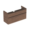 Geberit Smyle Square 1200mm washbasin unit 2 drawer hickory