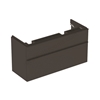 Geberit Smyle Square 1200mm double washbasin unit 2 drawer lava
