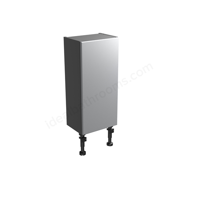 Tavistock Calm Slim 300mm Floor Standing Cupboard w/ Door Pack; Carcass & Fascia - Gloss Light Grey