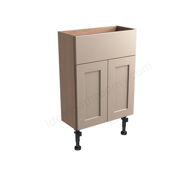 Tavistock Legacy Slim 500mm Basin Unit w/ Fascia/Door Pack & Carcass - Metro Grey