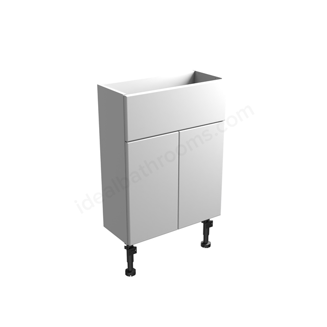 Tavistock Calm Slim 500mm Basin Unit With Fascia/Door Pack & Carcass - Gloss White
