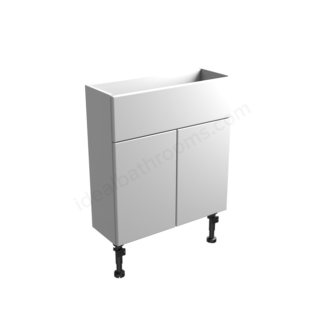 Tavistock Calm Slim 600mm Basin Unit With Fascia/Door Pack & Carcass - Gloss White