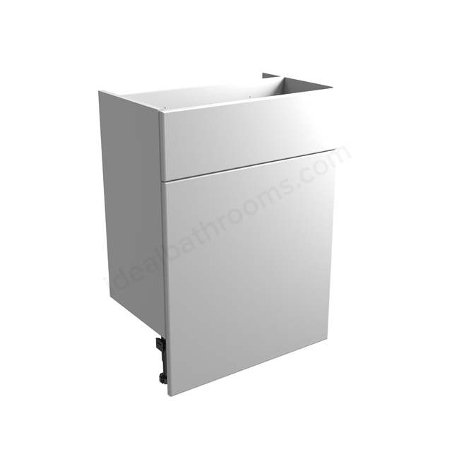 Tavistock Calm Standard 600mm Back To Wall WC w/ Fascia Pack & Carcass  - Gloss White