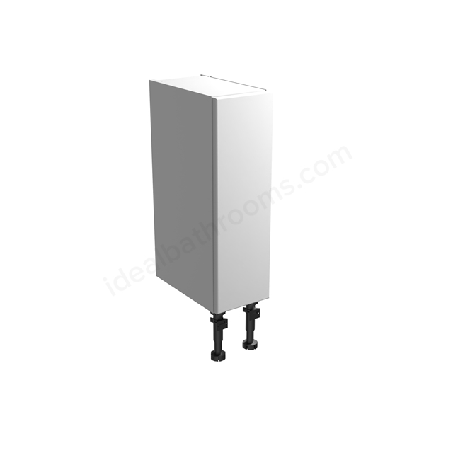 Tavistock Calm Standard 200mm Floor Standing Cupboard w/ Door Pack; Carcass & Fascia - Gloss White