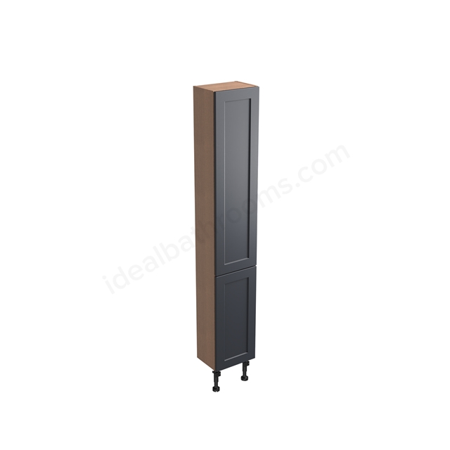 Tavistock Legacy Slim 300mm Full Height Cupboard w/ Door Pack; Carcass & Fascia - Matt Dark Grey